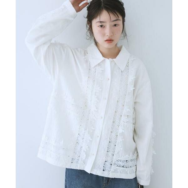 KBF / ケービーエフ ヴィンテージライクレースシャツ