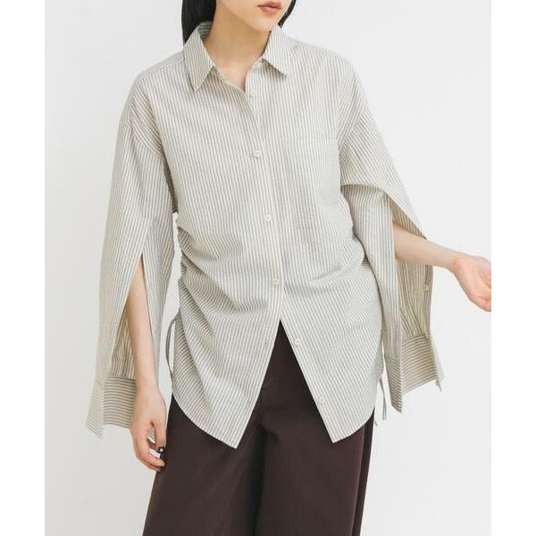 KBF / ケービーエフ サイドドロストサッカーシャツ