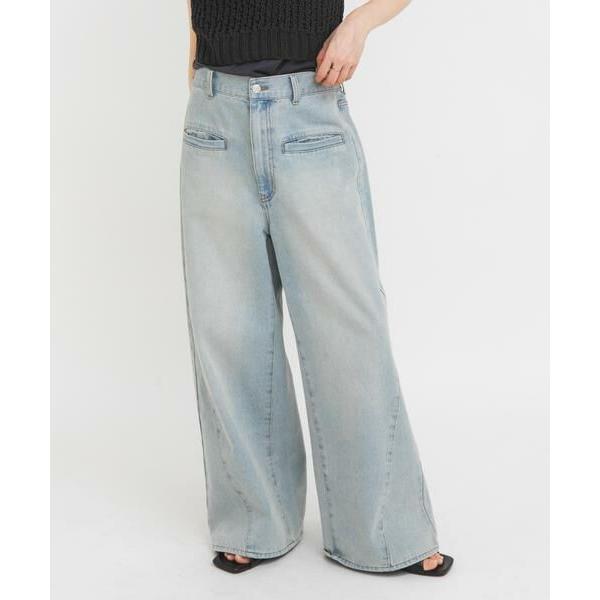 KBF / ケービーエフ WIDEレッグアジャストデニム