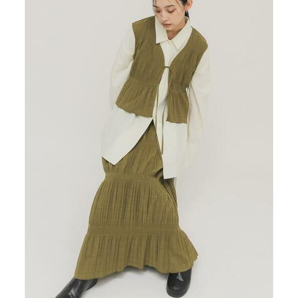 KBF / ケービーエフ マジョリカプリーツベストSETスカート