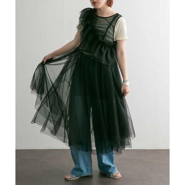 KBF / ケービーエフ フリルSETチュールワンピース