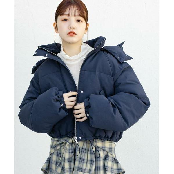 KBF / ケービーエフ ショート中綿フードジャケット