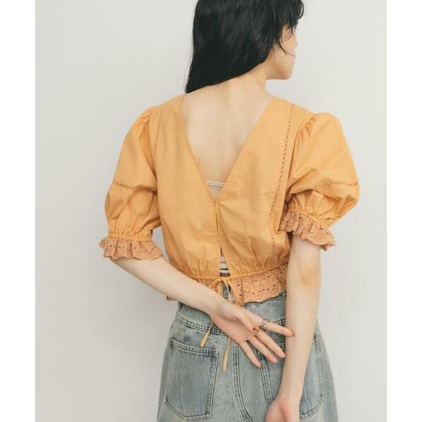 KBF / ケービーエフ 2WAYコンパクトレースブラウス