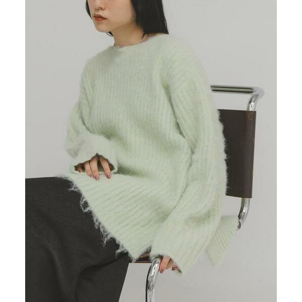 KBF / ケービーエフ シャギールーズリブニット