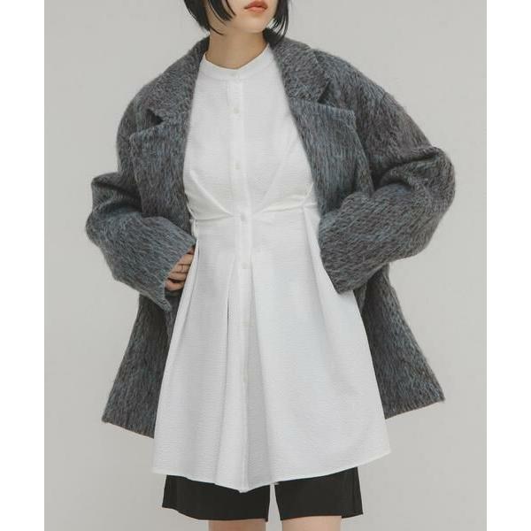 KBF / ケービーエフ ウエストタックロングシャツ