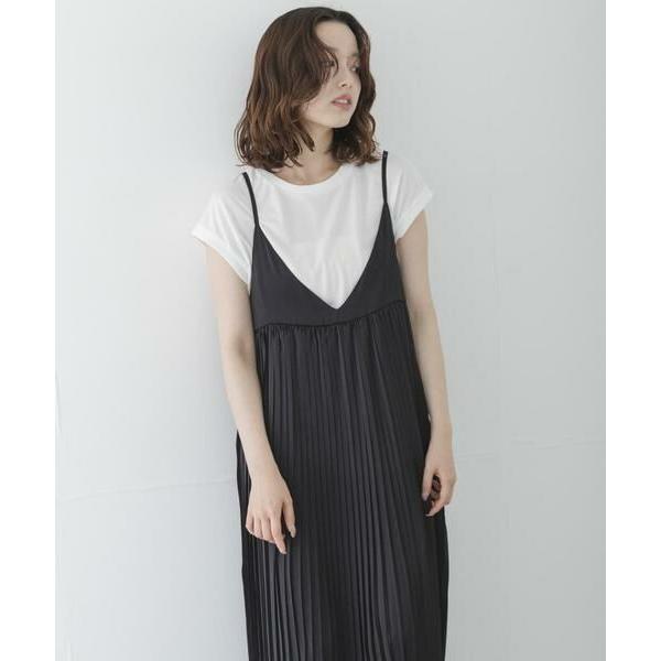 Sonny Label / サニーレーベル 『WEB限定』Tシャツ×プリーツキャミワンピース SET
