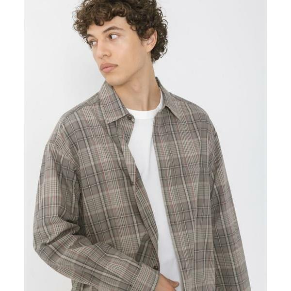 Sonny Label / サニーレーベル リラックスフィットチェックレギュラーカラーシャツ