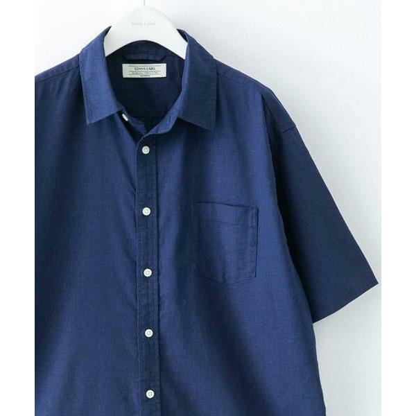 Sonny Label / サニーレーベル 『吸水速乾/接触冷感』リネン混ハーフスリーブシャツ