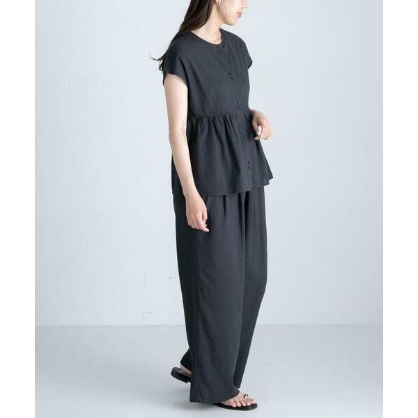 Sonny Label / サニーレーベル 『WEB/一部店舗限定』リネン混ペプラムセットアップ