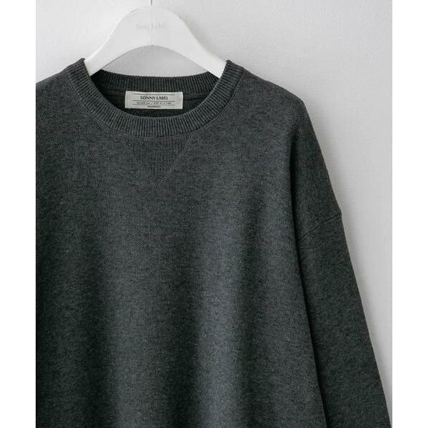 Sonny Label / サニーレーベル スウェットライクニットプルオーバー