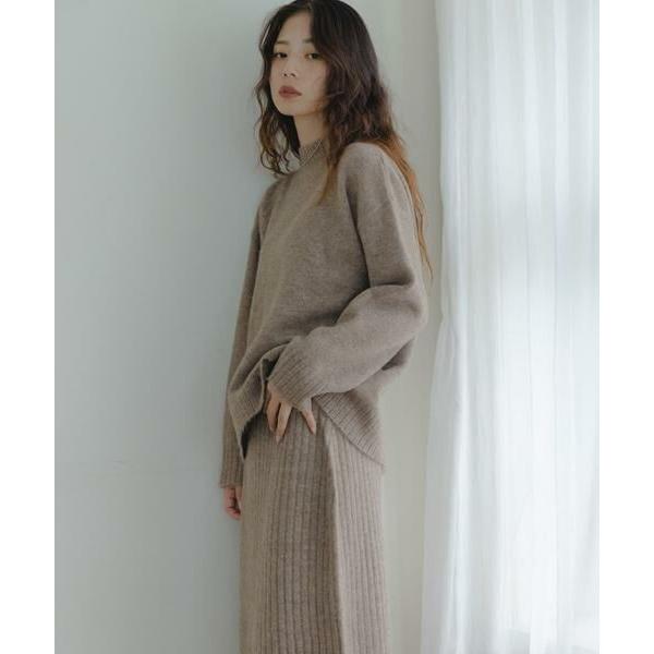 Sonny Label / サニーレーベル 『WEB限定』モックネックニット×スカートセットアップ