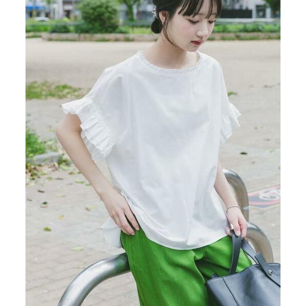 URBAN RESEARCH ITEMS / アーバンリサーチ アイテムズ ダブルフリルブラウス