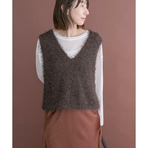 URBAN RESEARCH ITEMS / アーバンリサーチ アイテムズ フェザーVネックニットベ...