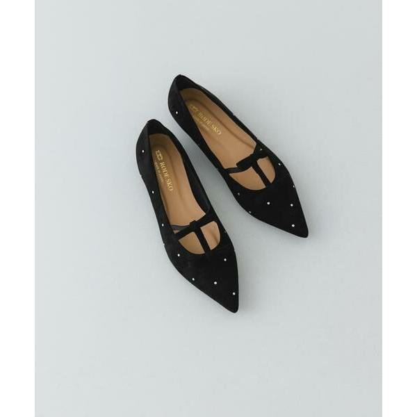 RODE SKO / ロデスコ 2センチダブルリボンヒールパンプス