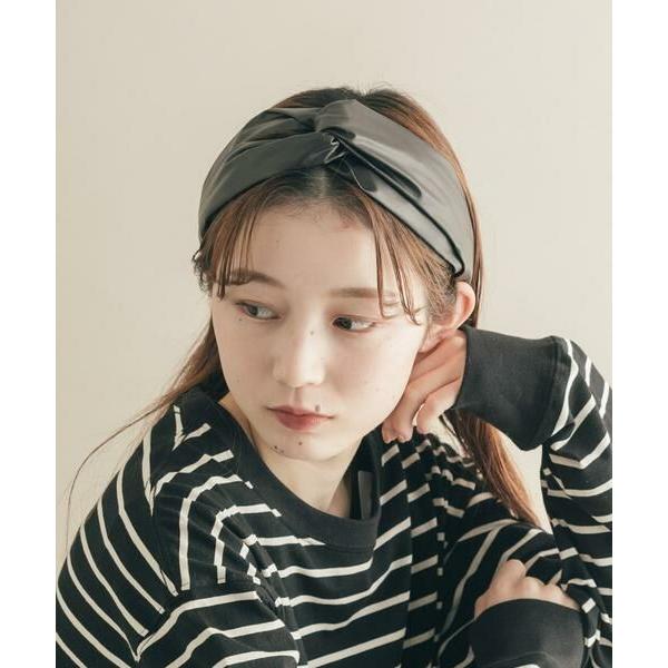 SMELLY / スメリー エコレザーワイヤーヘアターバン