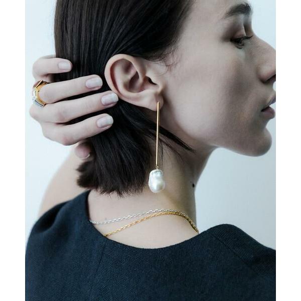 SMELLY / スメリー SMELLY so’　baroque pearl bar pierce