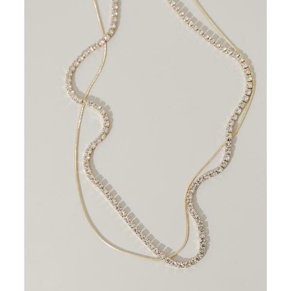 SMELLY / スメリー ビジューレイヤードネックレス