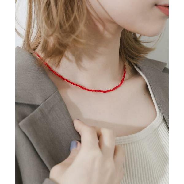 SMELLY / スメリー ステンレスカラービーズネックレス