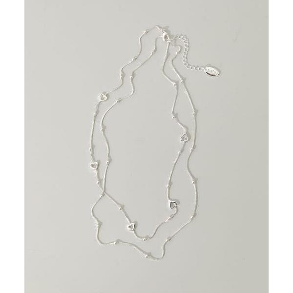 SMELLY / スメリー ハートモチーフレイヤードネックレス