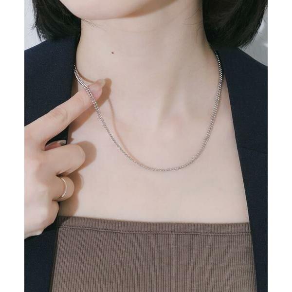 SMELLY / スメリー ステンレス2ラインボールチェーンネックレス