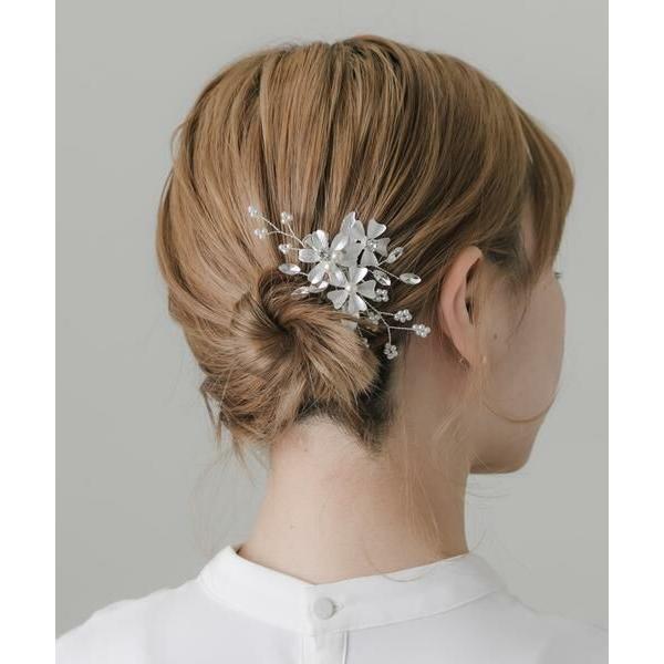 SMELLY / スメリー メタルフラワーモチーフヘアクリップ