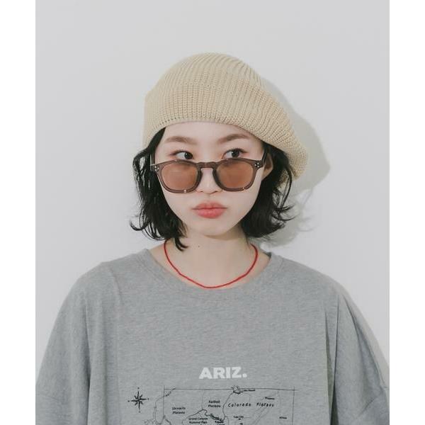 SMELLY / スメリー クリアフレームカラーサングラス