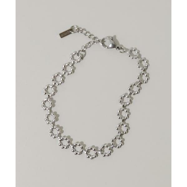 SMELLY / スメリー ステンレスフラワーチェーンブレスレット