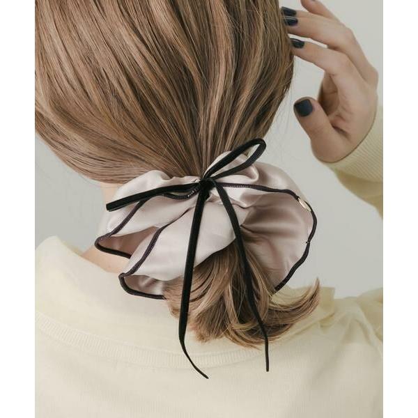 SMELLY / スメリー バイカラーサテンシュシュ