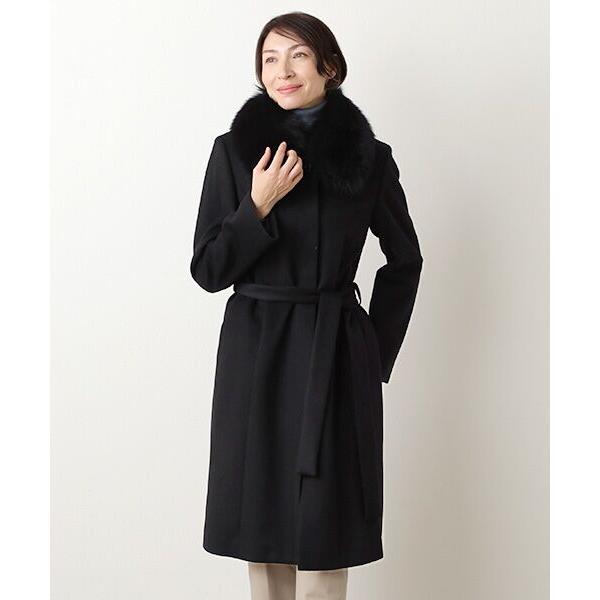 MG SABLE / エムジーセーブル カシミヤ100％コート（ベルト付き）