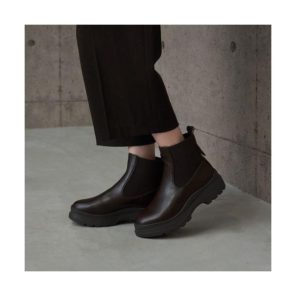 carino / カリーノ 厚底サイドゴアブーツ