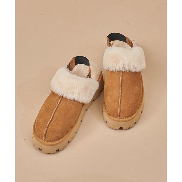 carino / カリーノ 本革ムートンサボ