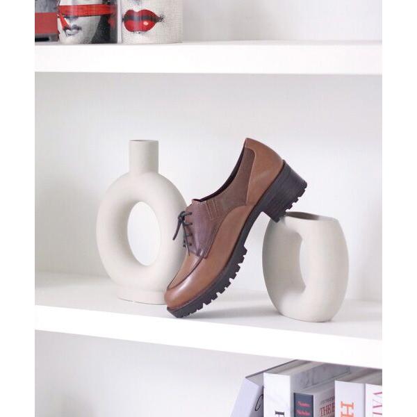 MODE KAORI / モードカオリ 【本革】 トラックソールUチップダービー 21469