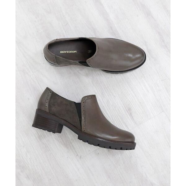 MODE KAORI / モードカオリ 【本革】 トラックソールコンビスリッポン 21471