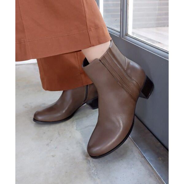 MODE KAORI / モードカオリ 【本革】 【撥水 防滑 断熱】アコーディオンサイドゴムブーツ...