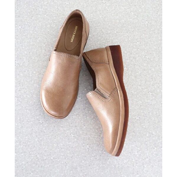 MODE KAORI / モードカオリ 【本革】 レザースリッポンシューズ 6703