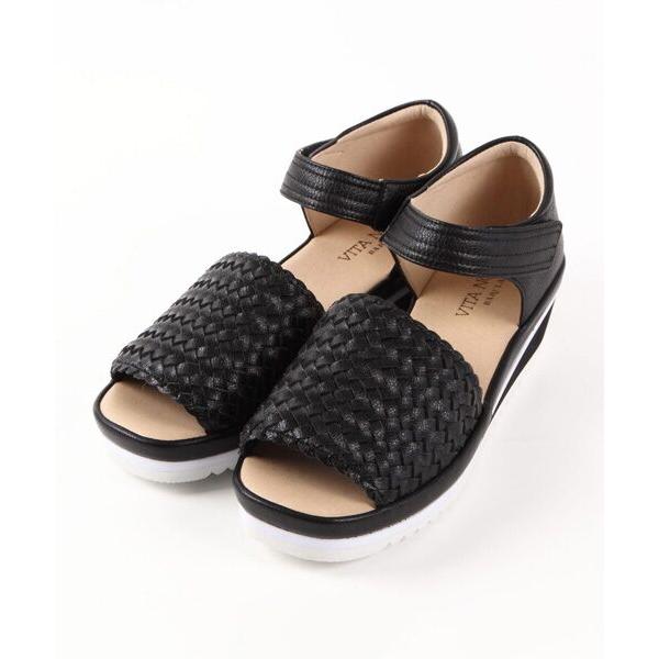 VITA NOVA / ヴィタノーヴァ プラット製法 メッシュ編みサンダル