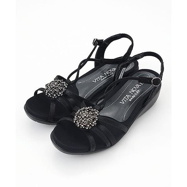 VITA NOVA / ヴィタノーヴァ ビジューデザインサンダル