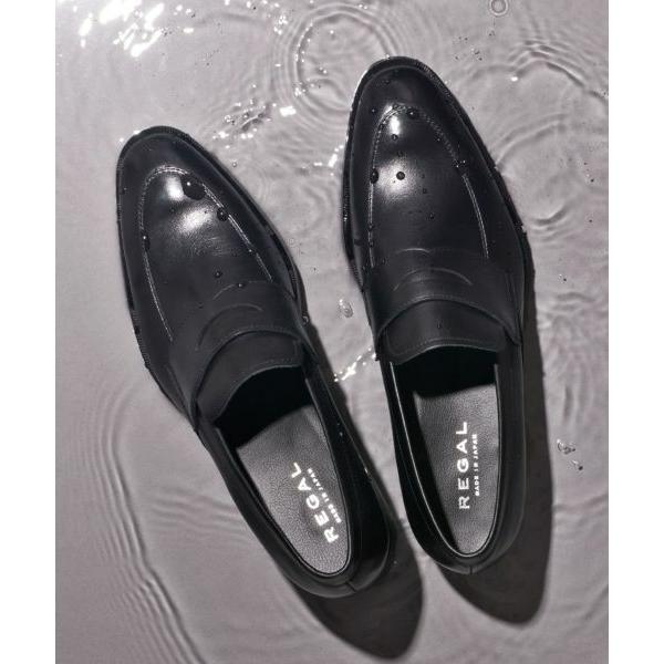 REGAL / リーガル リーガル 32FL ローファー GORE-TEX ブラック ビジネスシュー...