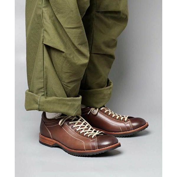 REGAL / リーガル リーガル 60EL レースアップレザースニーカー ブラウン スニーカー