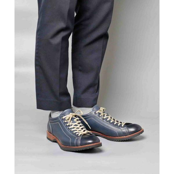 REGAL / リーガル リーガル 60EL レースアップレザースニーカー ネイビー スニーカー