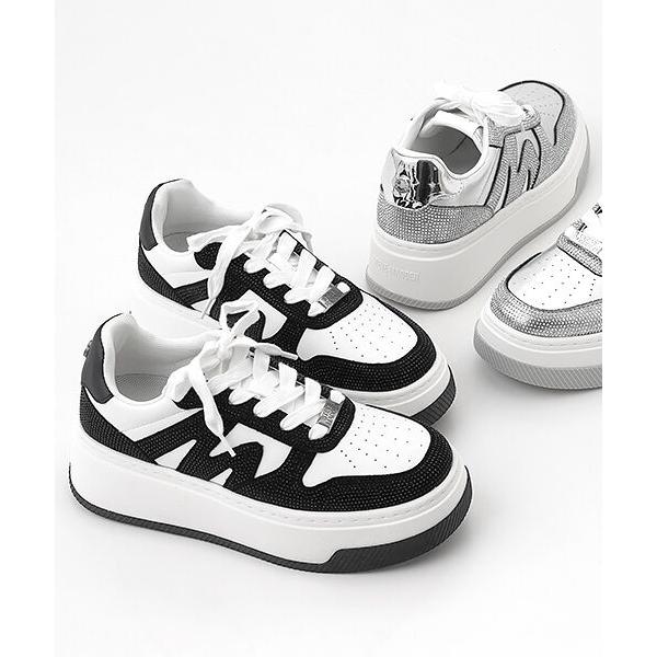 STEVE MADDEN / スティーブ・マデン スワロディテール厚底スニーカー