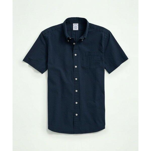 Brooks Brothers / ブルックス ブラザーズ ストレッチコットン シアサッカー ソリッ...