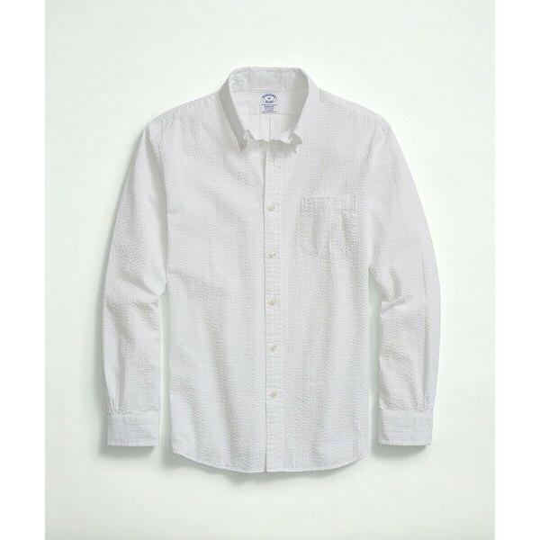 Brooks Brothers / ブルックス ブラザーズ ストレッチコットン シアサッカー ソリッ...