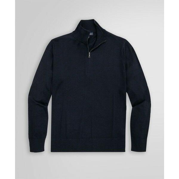 Brooks Brothers / ブルックス ブラザーズ メリノウール　ハーフジップ　モックネック...