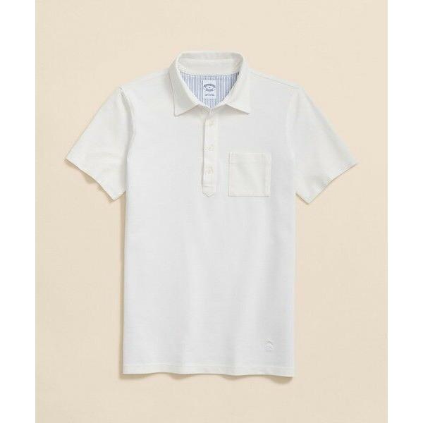 Brooks Brothers / ブルックス ブラザーズ コットンピケジャージー　GFロゴ　ガーメ...