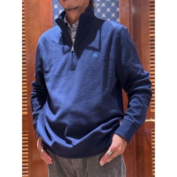 Brooks Brothers / ブルックス ブラザーズ コットン　フレンチリブ　GFロゴ　ハーフ...