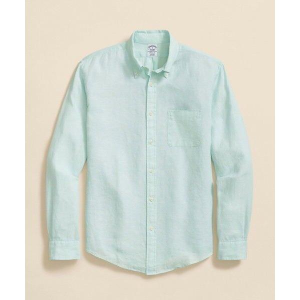 Brooks Brothers / ブルックス ブラザーズ アイリッシュリネン　カジュアルシャツ　R...