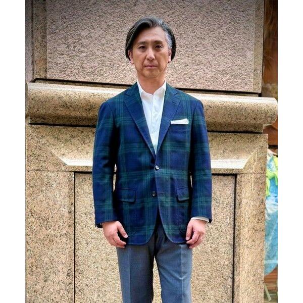 Brooks Brothers / ブルックス ブラザーズ トロピカルウール　ブラックウォッチ　段返...