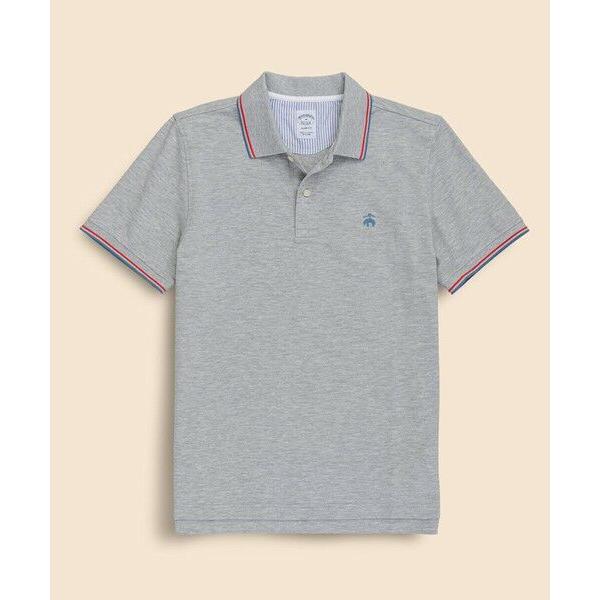 Brooks Brothers / ブルックス ブラザーズ コットン　ストレッチピケ　GFロゴ　ティ...