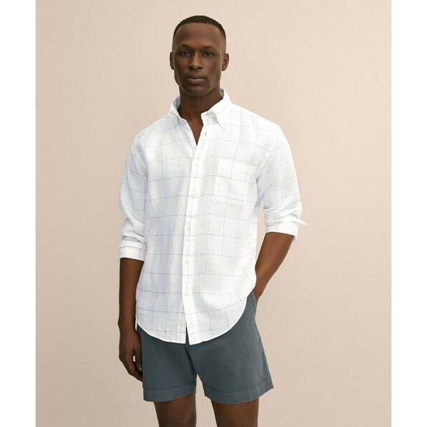 Brooks Brothers / ブルックス ブラザーズ アイリッシュリネン　シーズナルパターン　...